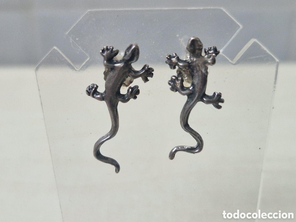 Joyeria: PENDIENTES PLATA LAGARTIJAS - Foto 4