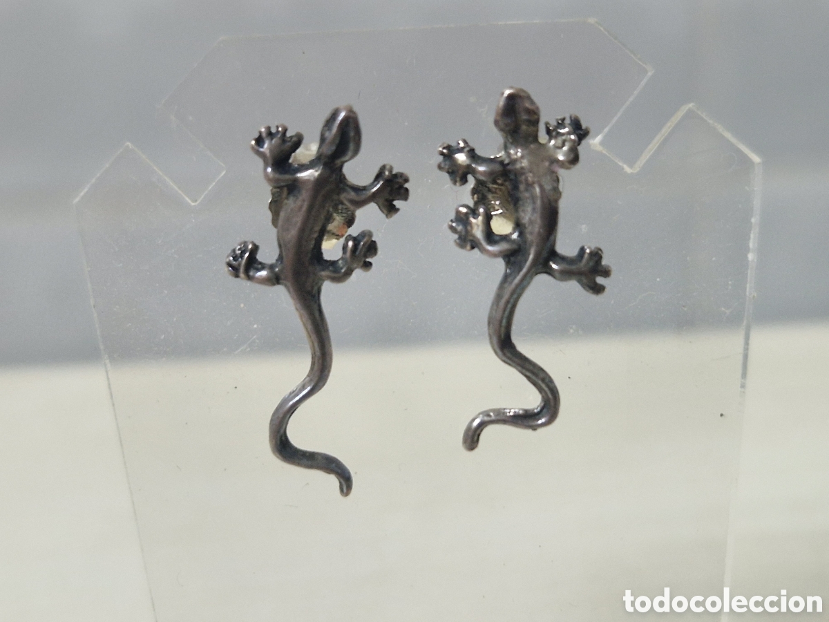 Joyeria: PENDIENTES PLATA LAGARTIJAS - Foto 8