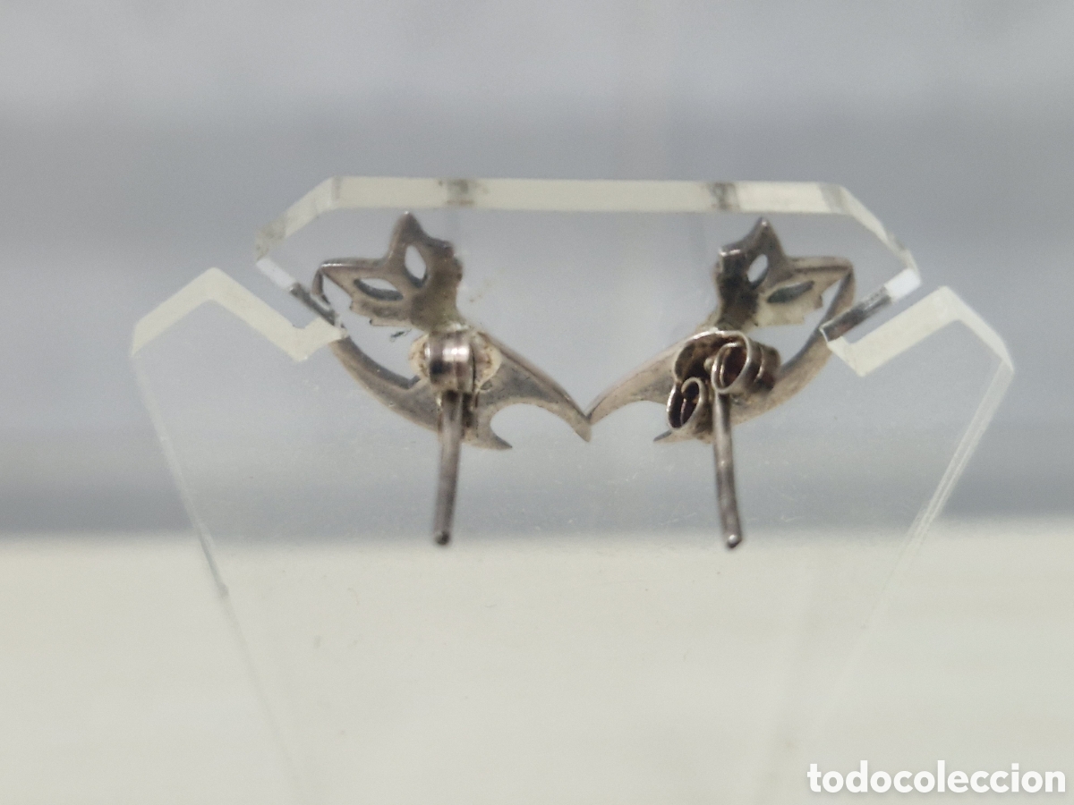 Joyeria: PENDIENTES PLATA ESCENA GATOS - Foto 5