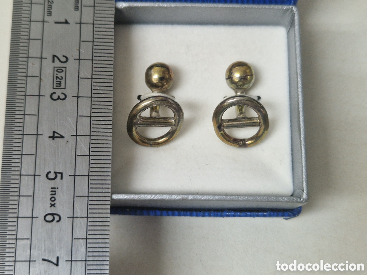 Joyeria: GEMELOS EN PLATA DORADA ALEXANDRA - Foto 4
