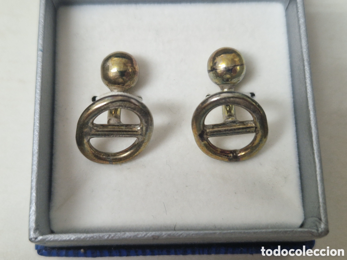 Joyeria: GEMELOS EN PLATA DORADA ALEXANDRA - Foto 1
