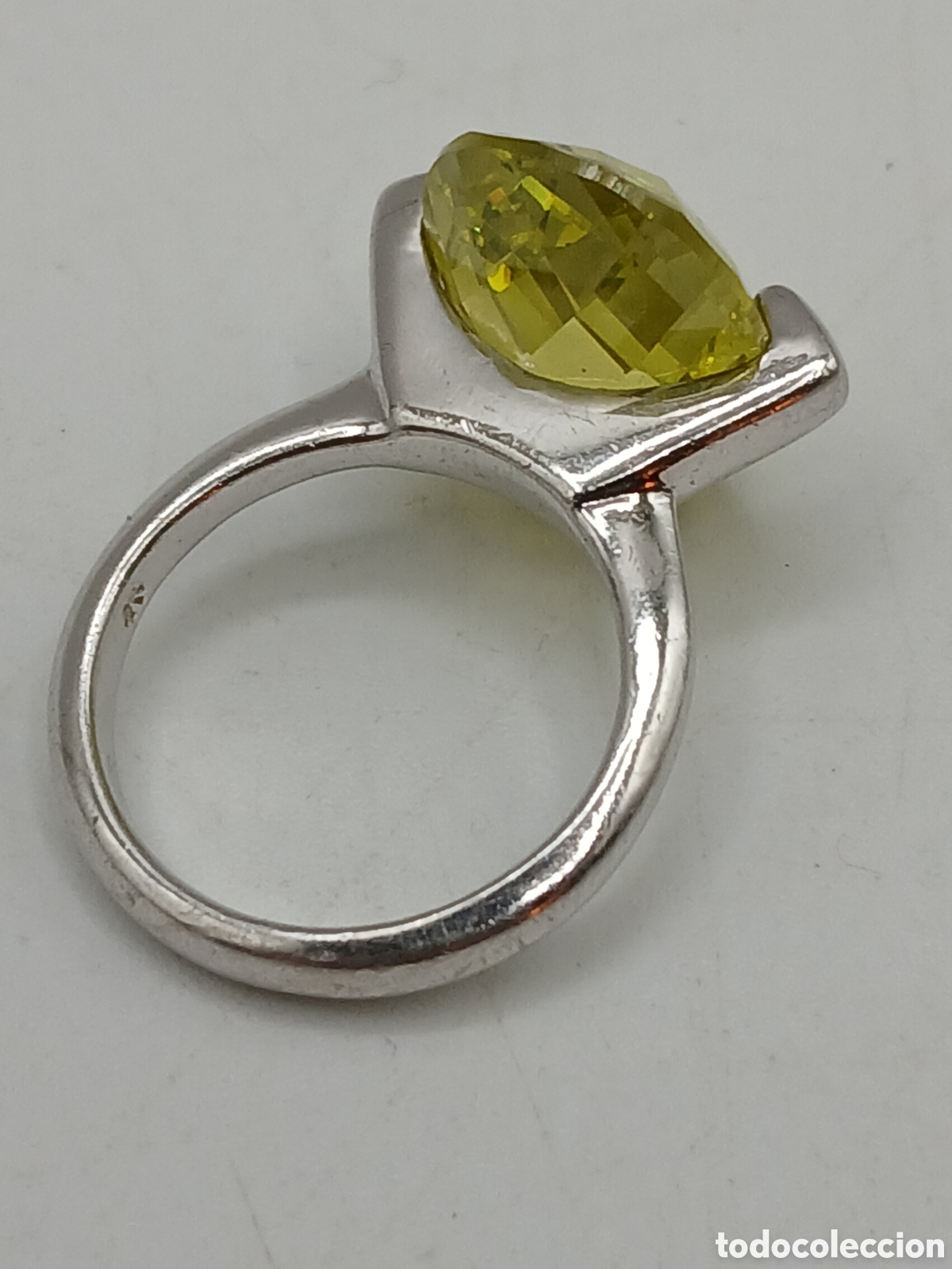 Joyeria: Anillo plata 925mls y topacio lim&oacute;n - Foto 6