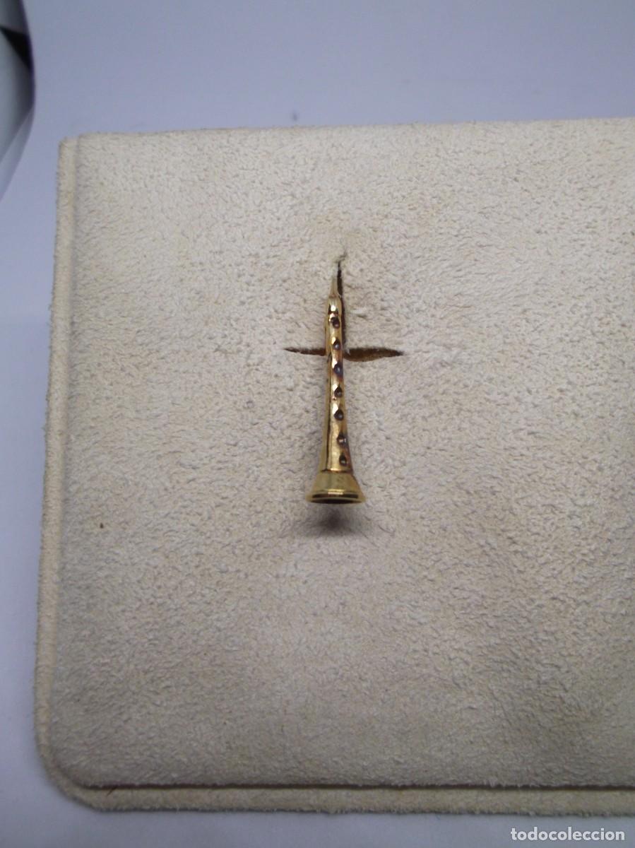 Joyeria: Aguja Dulzaina en oro de 18Kt. - Foto 3