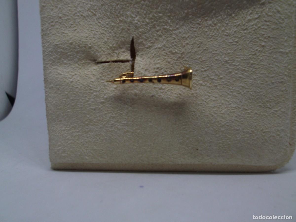 Joyeria: Aguja Dulzaina en oro de 18Kt. - Foto 2