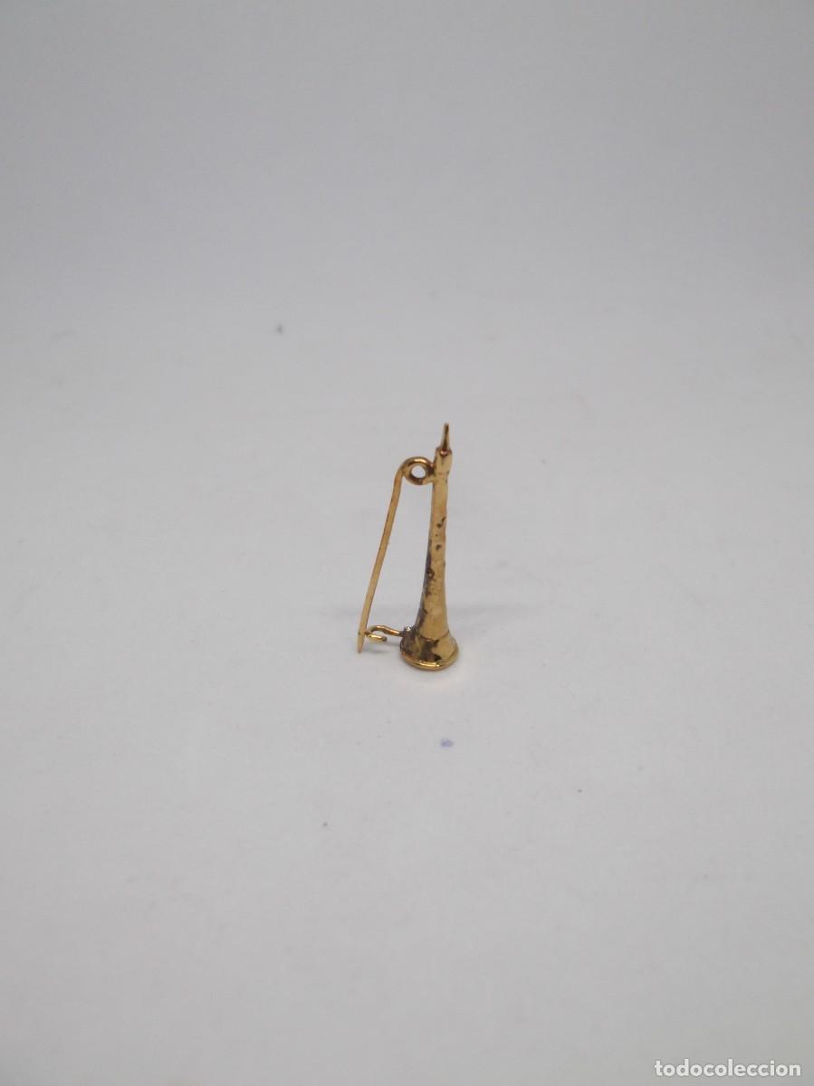 Joyeria: Aguja Dulzaina en oro de 18Kt. - Foto 4
