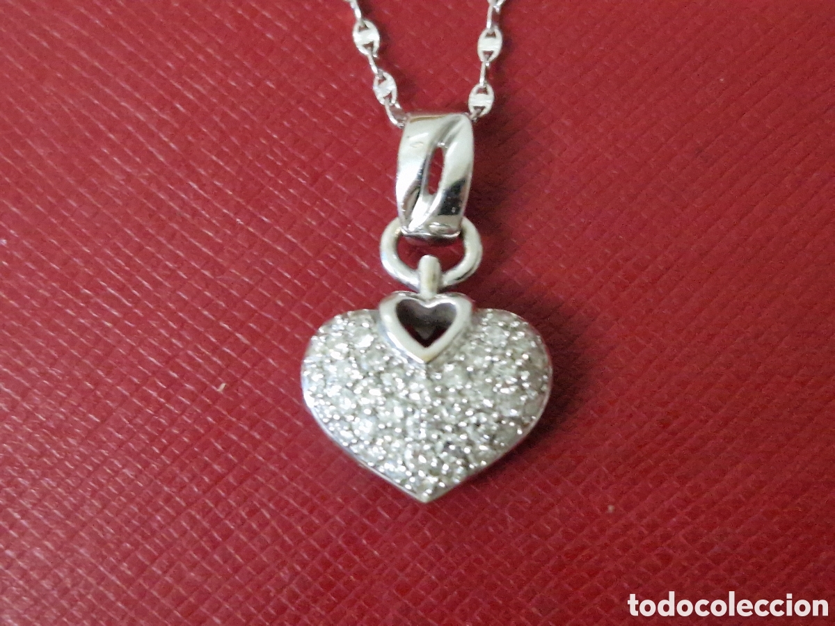 Joyeria: CORAZON EM ORO BLANCO 18 K EN PAVE DE DIAMANTES - Foto 6