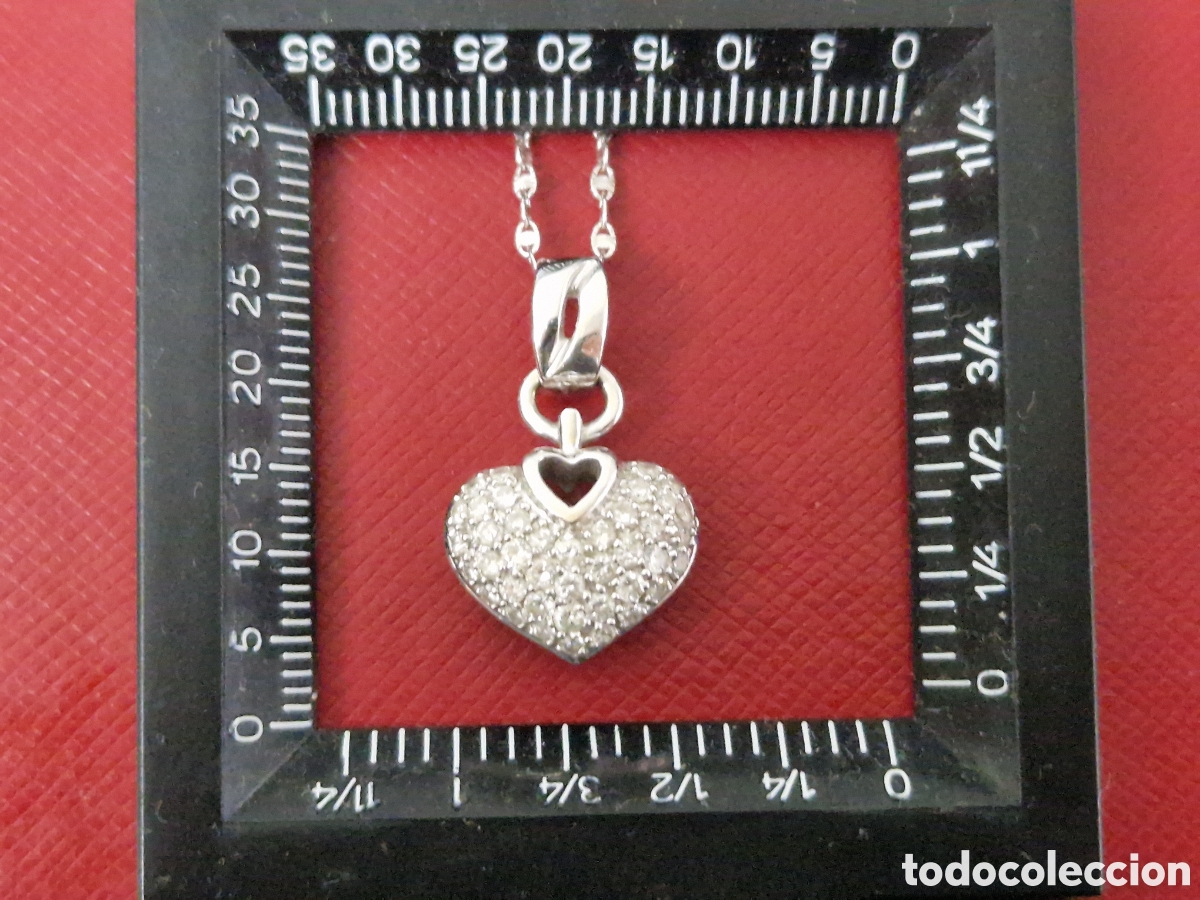 Joyeria: CORAZON EM ORO BLANCO 18 K EN PAVE DE DIAMANTES - Foto 7