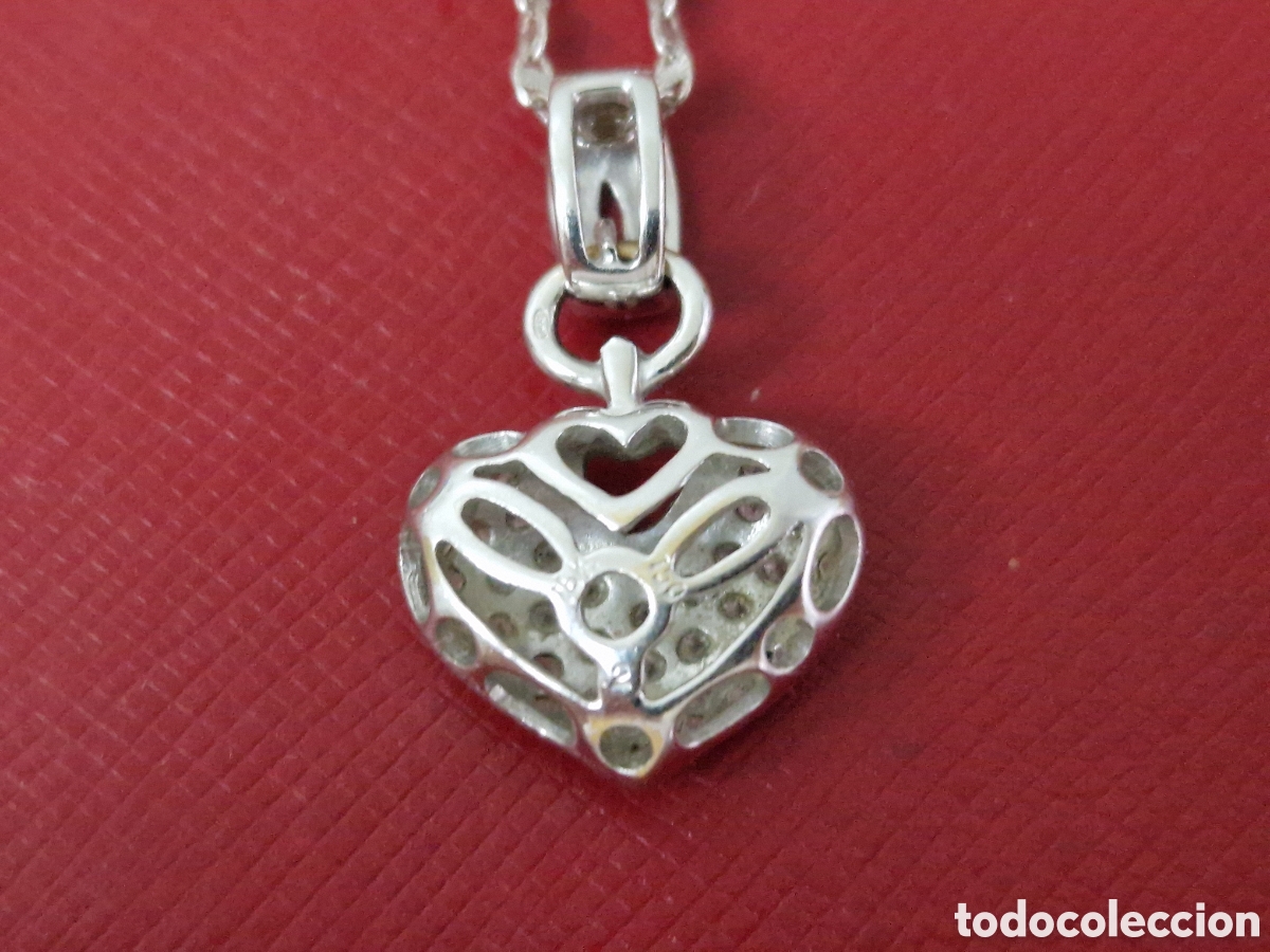 Joyeria: CORAZON EM ORO BLANCO 18 K EN PAVE DE DIAMANTES - Foto 9