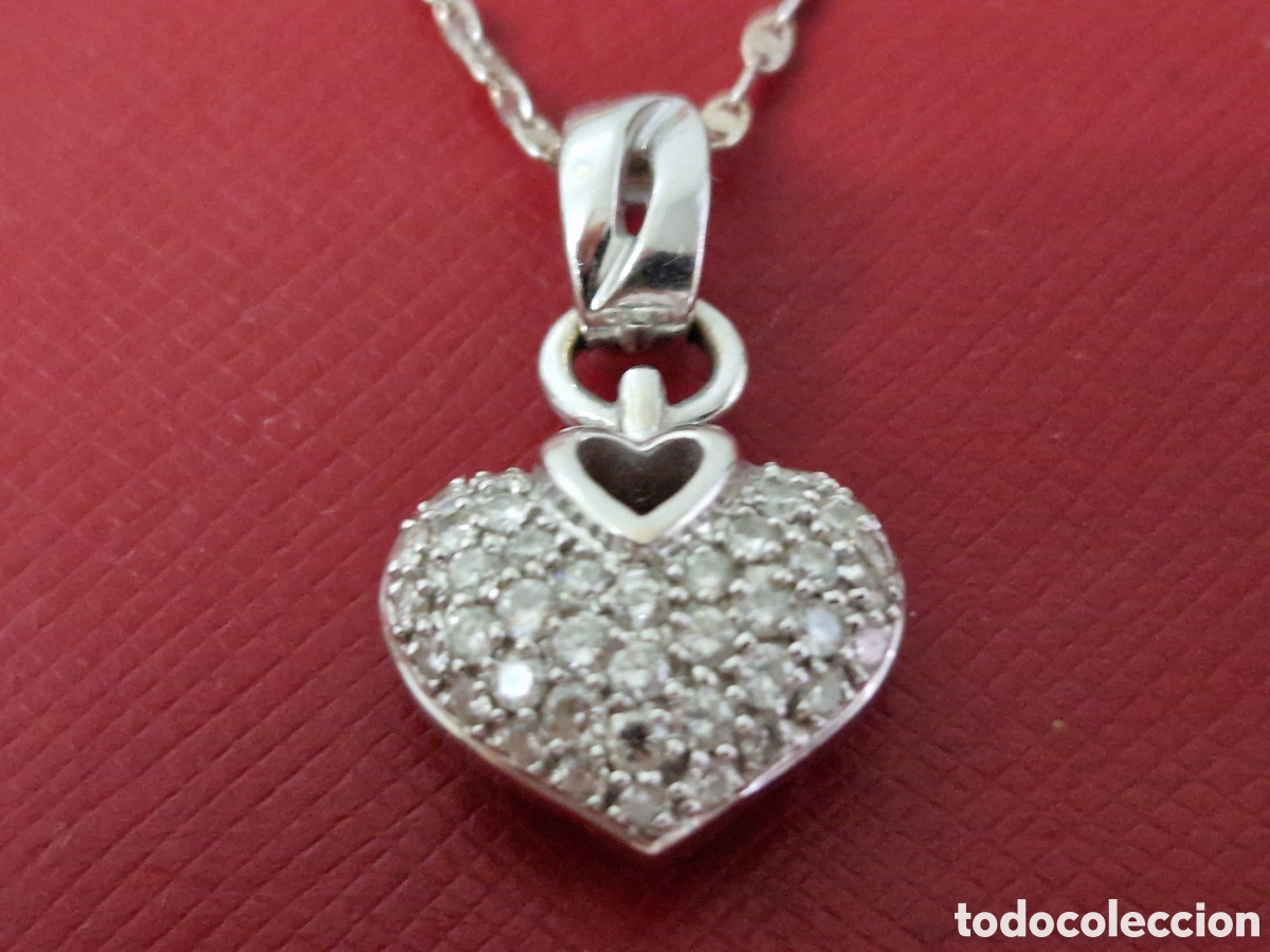 Joyeria: CORAZON EM ORO BLANCO 18 K EN PAVE DE DIAMANTES - Foto 10