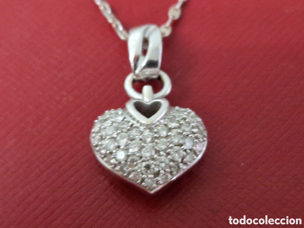 Joyeria: CORAZON EM ORO BLANCO 18 K EN PAVE DE DIAMANTES - Foto 11