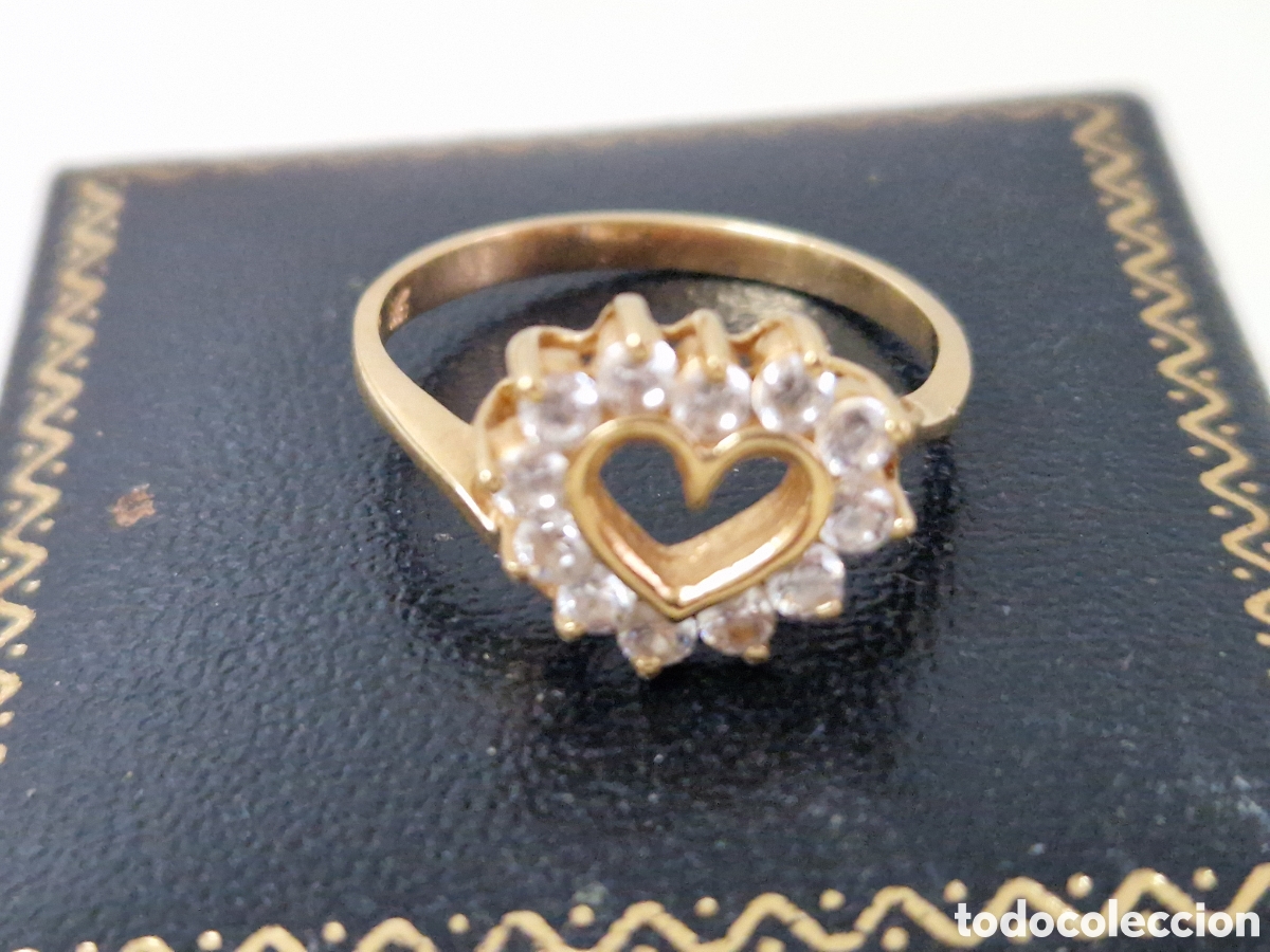 Joyeria: ANILLO ORO 18 K Y CIRCONITAS - Foto 6