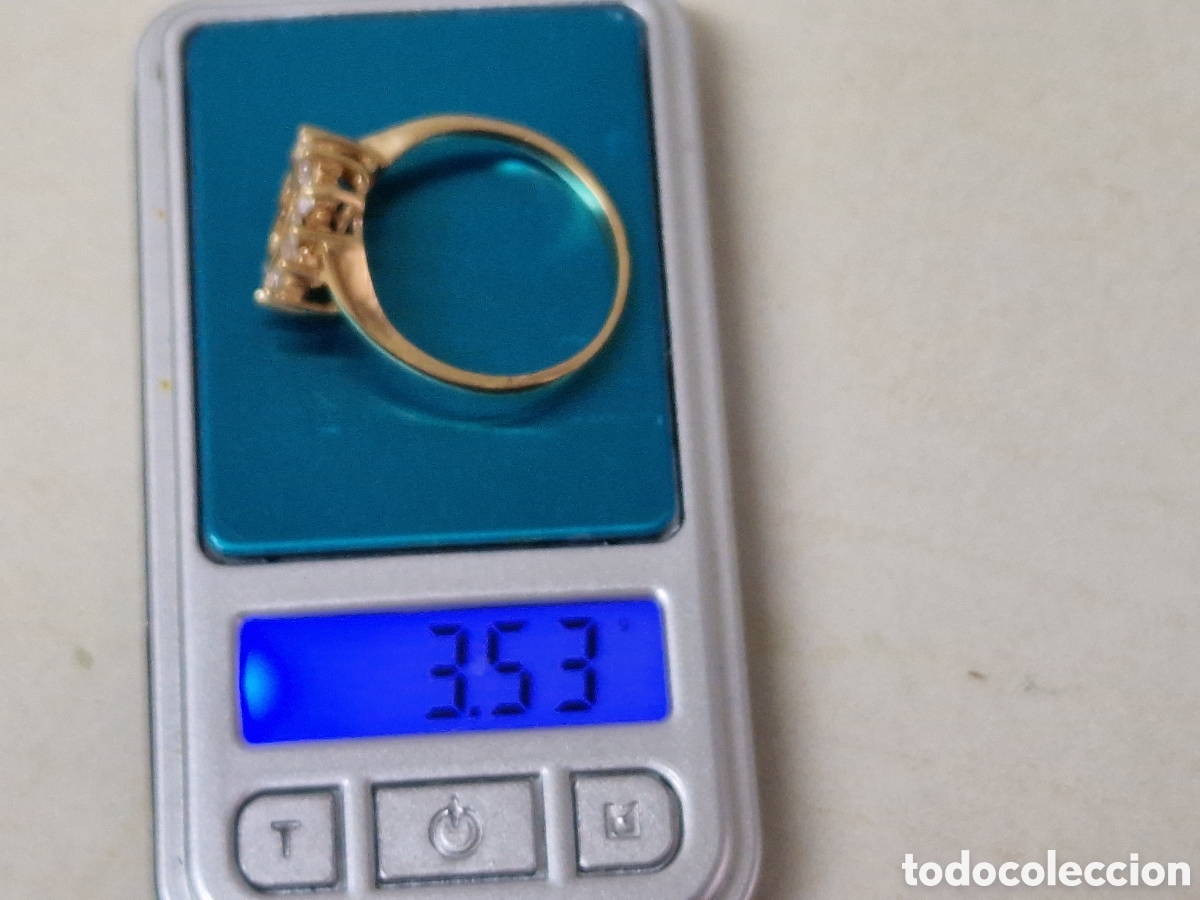 Joyeria: ANILLO ORO 18 K Y CIRCONITAS - Foto 7