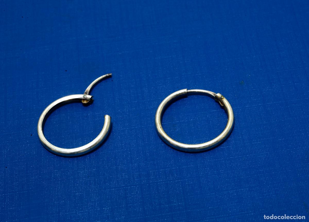 Joyeria: PENDIENTES VINTAGE: ARITOS DE PLATA - Foto 1
