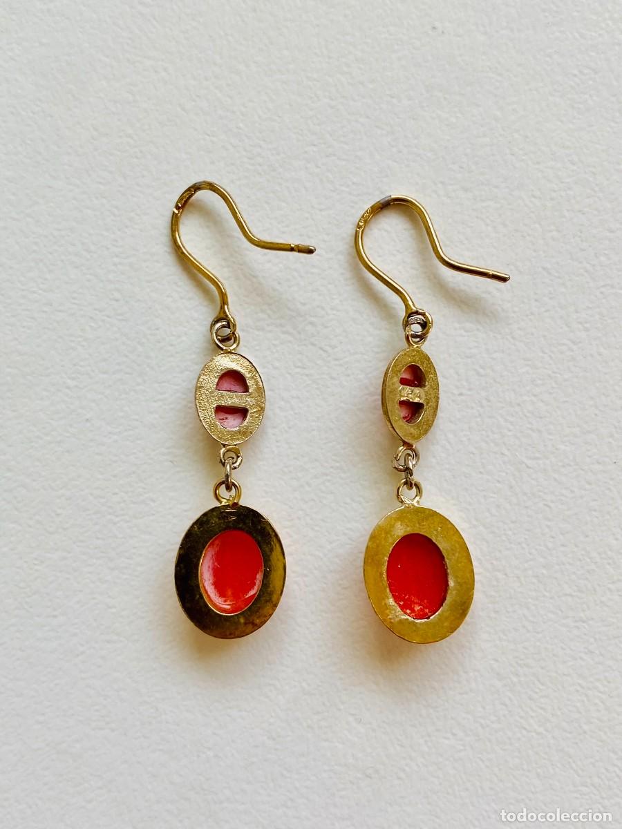 Joyeria: Pendientes de plata 800 Corales - Foto 2