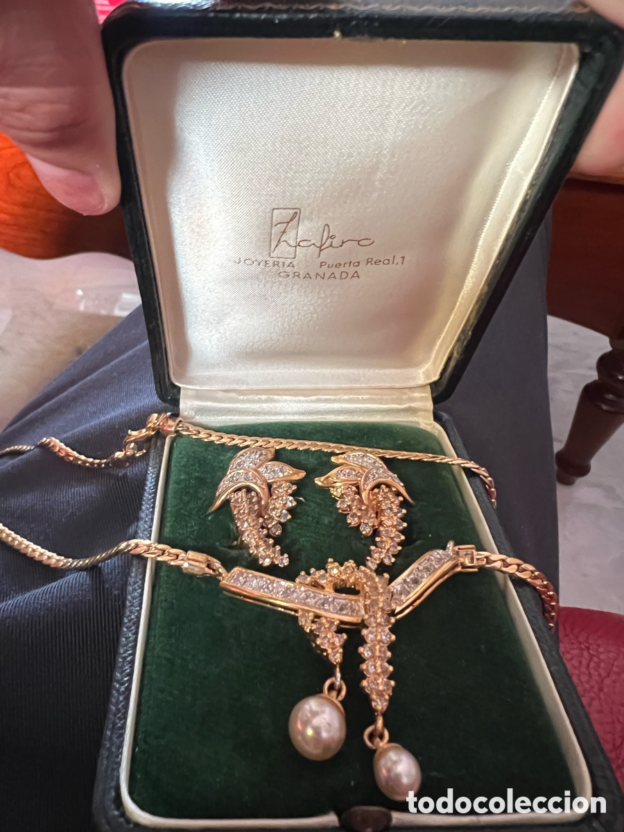 Joyeria: Gargantilla y pendientes a&ntilde;os 80 - Foto 3