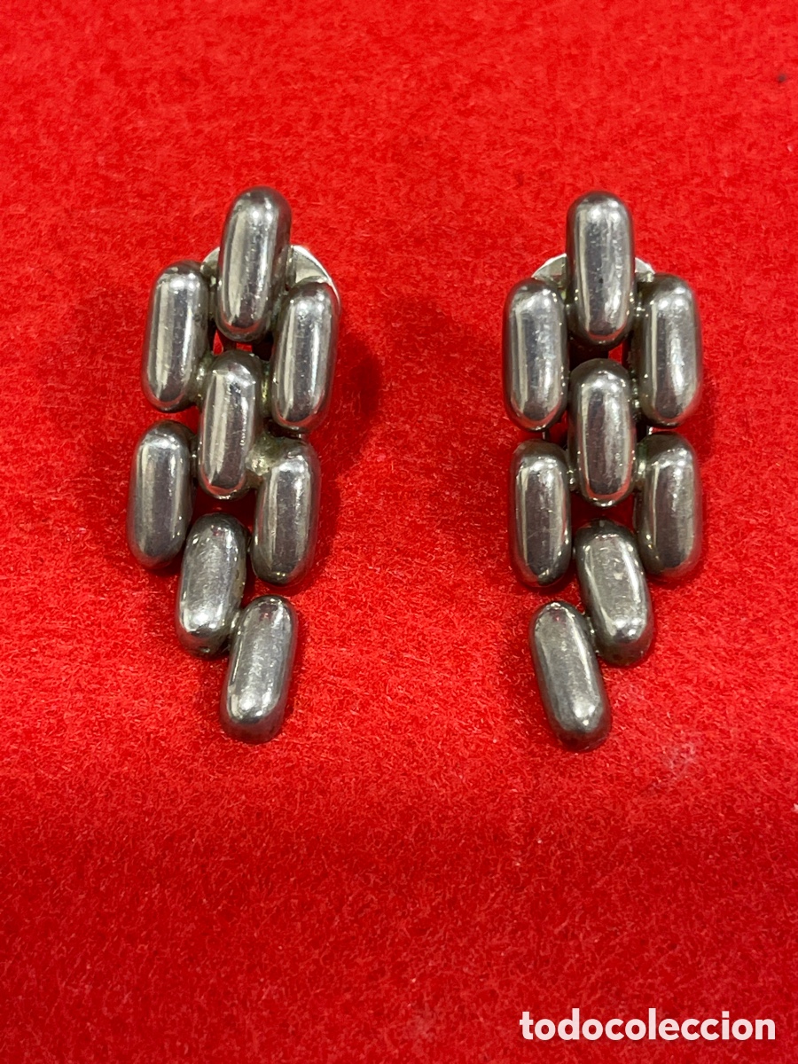Joyeria: Bonitos pendientes en plata de ley. - Foto 1