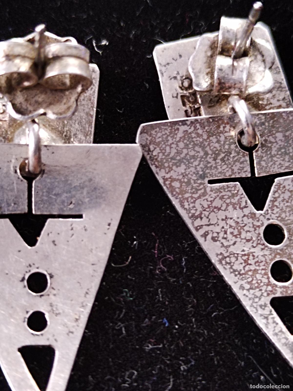 Joyeria: Pendientes de plata de ley, 925 mil&eacute;simas de pureza. - Foto 2