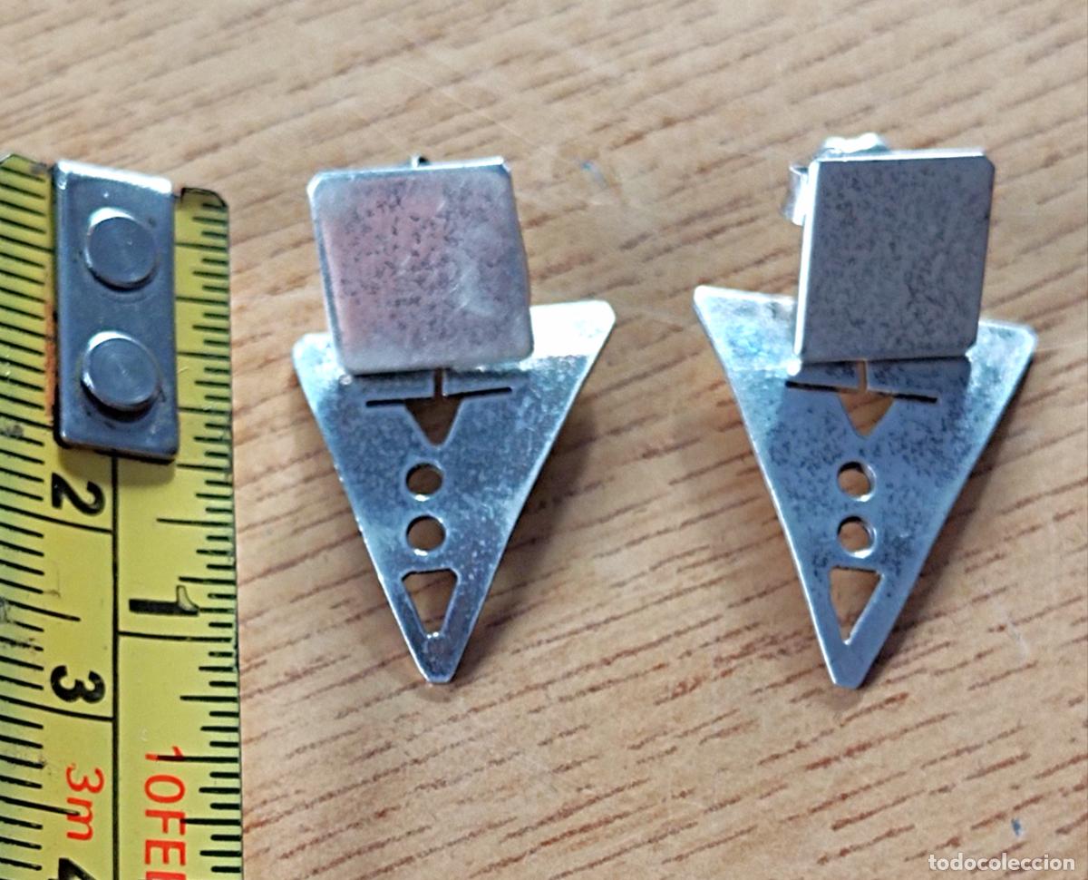 Joyeria: Pendientes de plata de ley, 925 mil&eacute;simas de pureza. - Foto 5