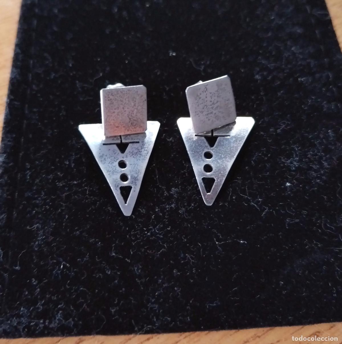 Joyeria: Pendientes de plata de ley, 925 mil&eacute;simas de pureza. - Foto 6