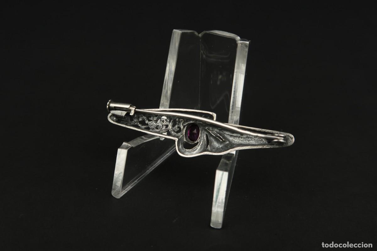 Joyeria: Antiguo Broche de Plata - Foto 7