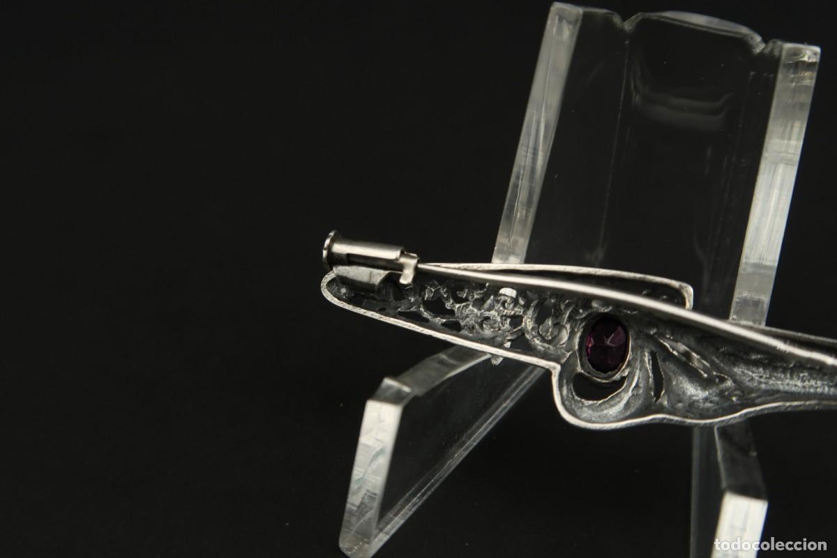 Joyeria: Antiguo Broche de Plata - Foto 8