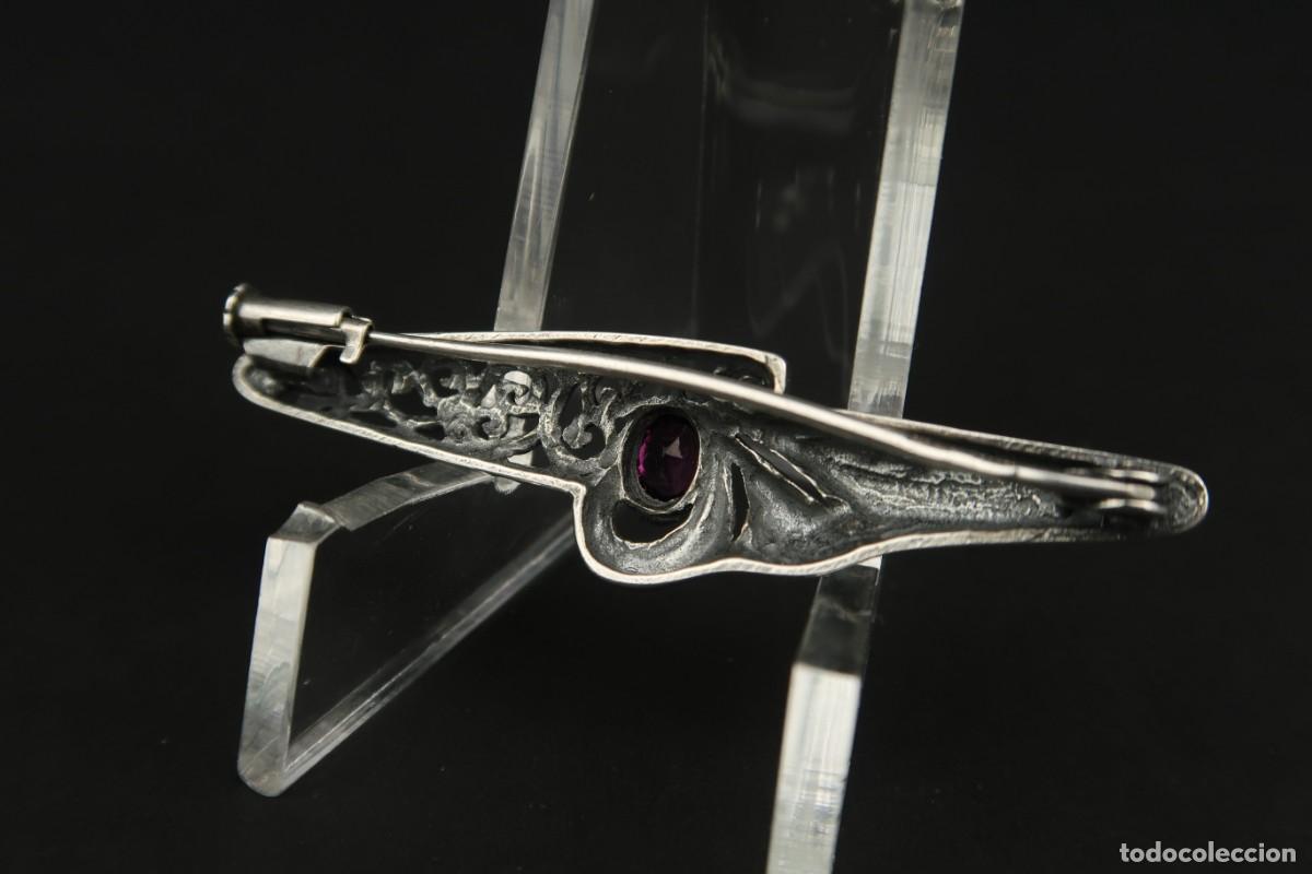Joyeria: Antiguo Broche de Plata - Foto 9