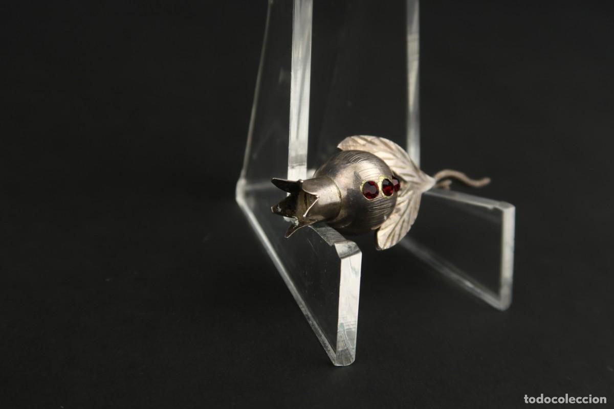 Joyeria: Antiguo Broche de Plata y Granates - Foto 6