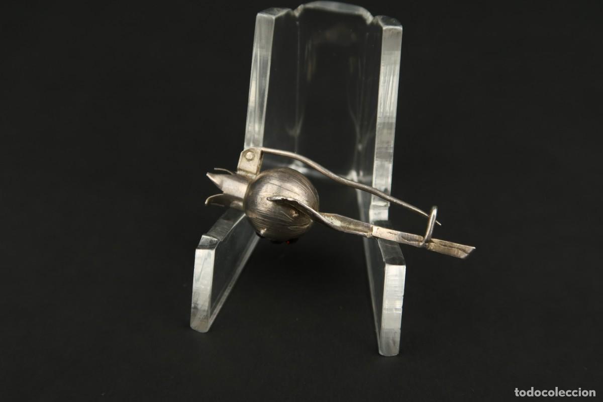 Joyeria: Antiguo Broche de Plata y Granates - Foto 7