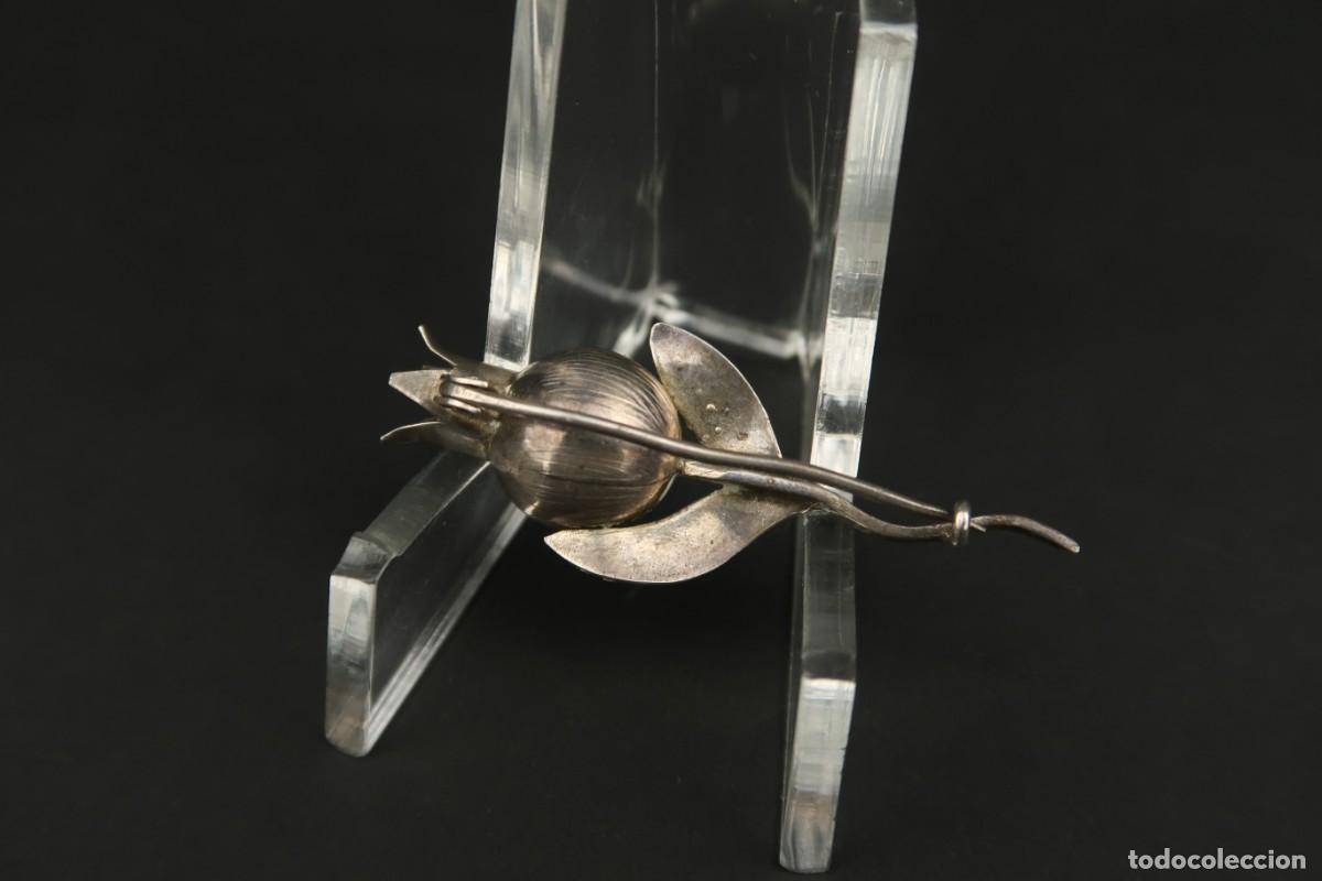 Joyeria: Antiguo Broche de Plata y Granates - Foto 9