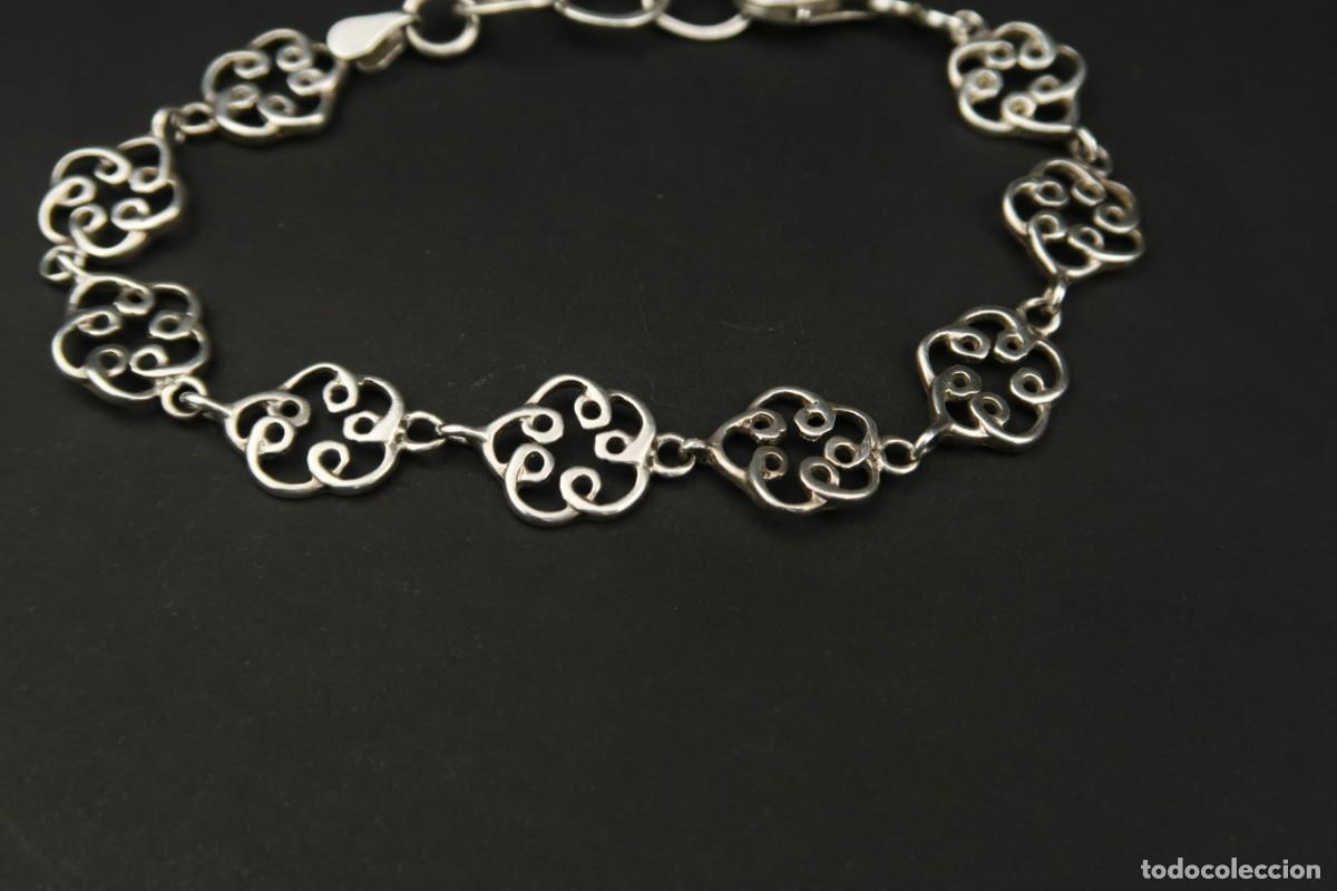 Joyeria: Antigua Pulsera de Plata - Foto 2