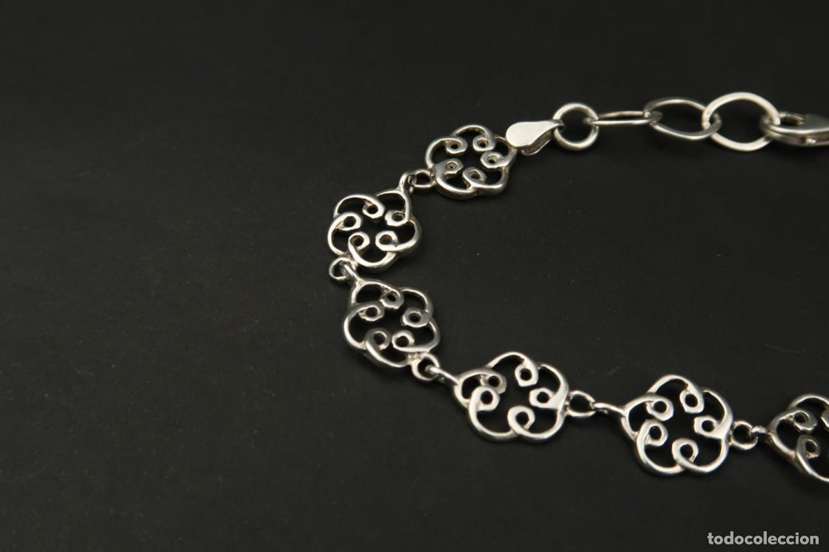 Joyeria: Antigua Pulsera de Plata - Foto 3