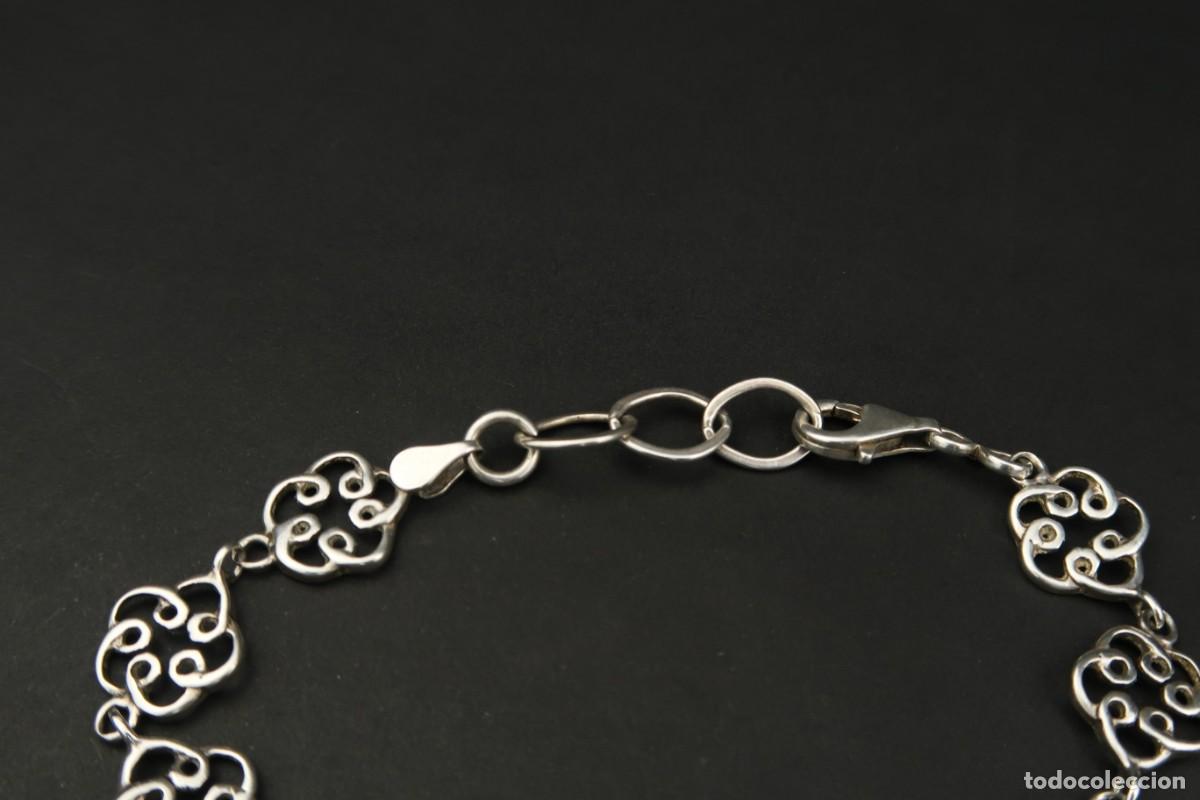 Joyeria: Antigua Pulsera de Plata - Foto 4