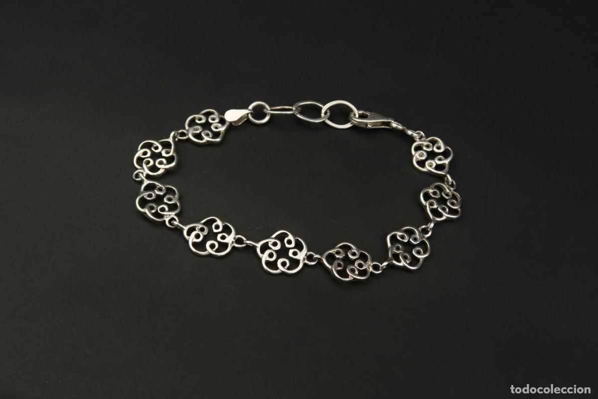 Joyeria: Antigua Pulsera de Plata - Foto 6