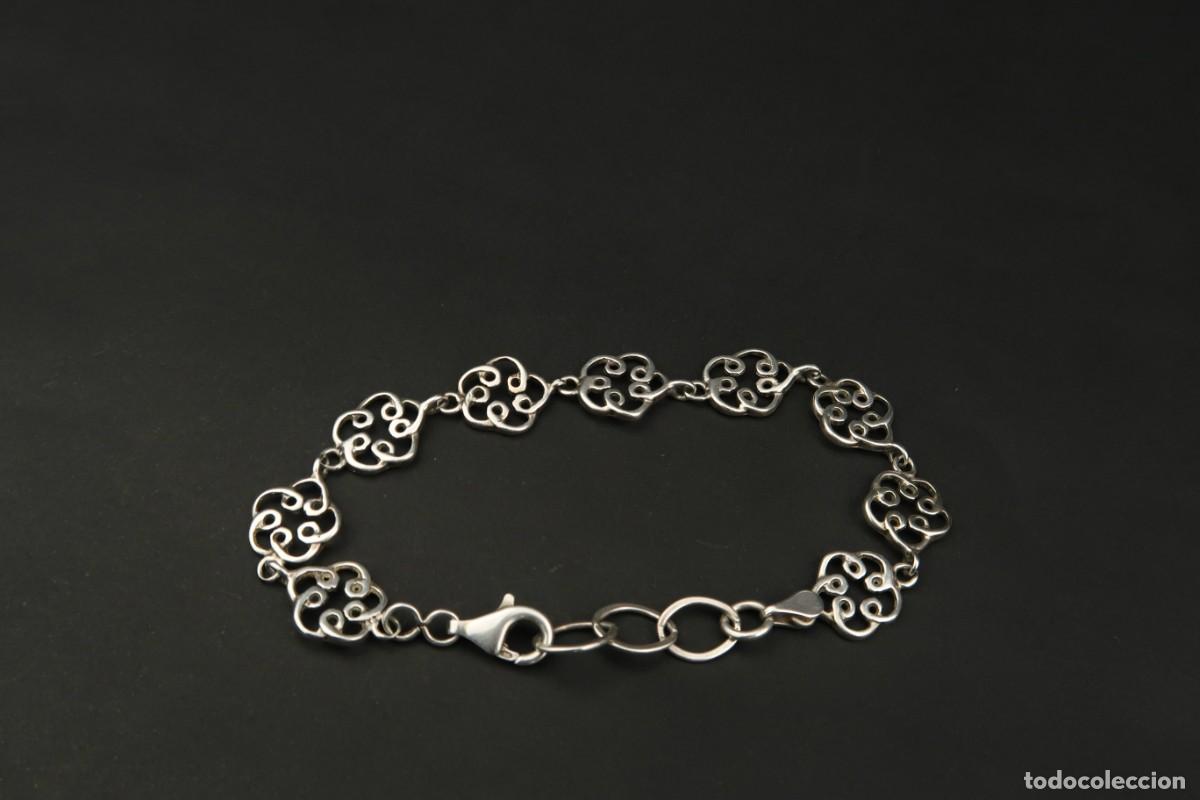 Joyeria: Antigua Pulsera de Plata - Foto 7