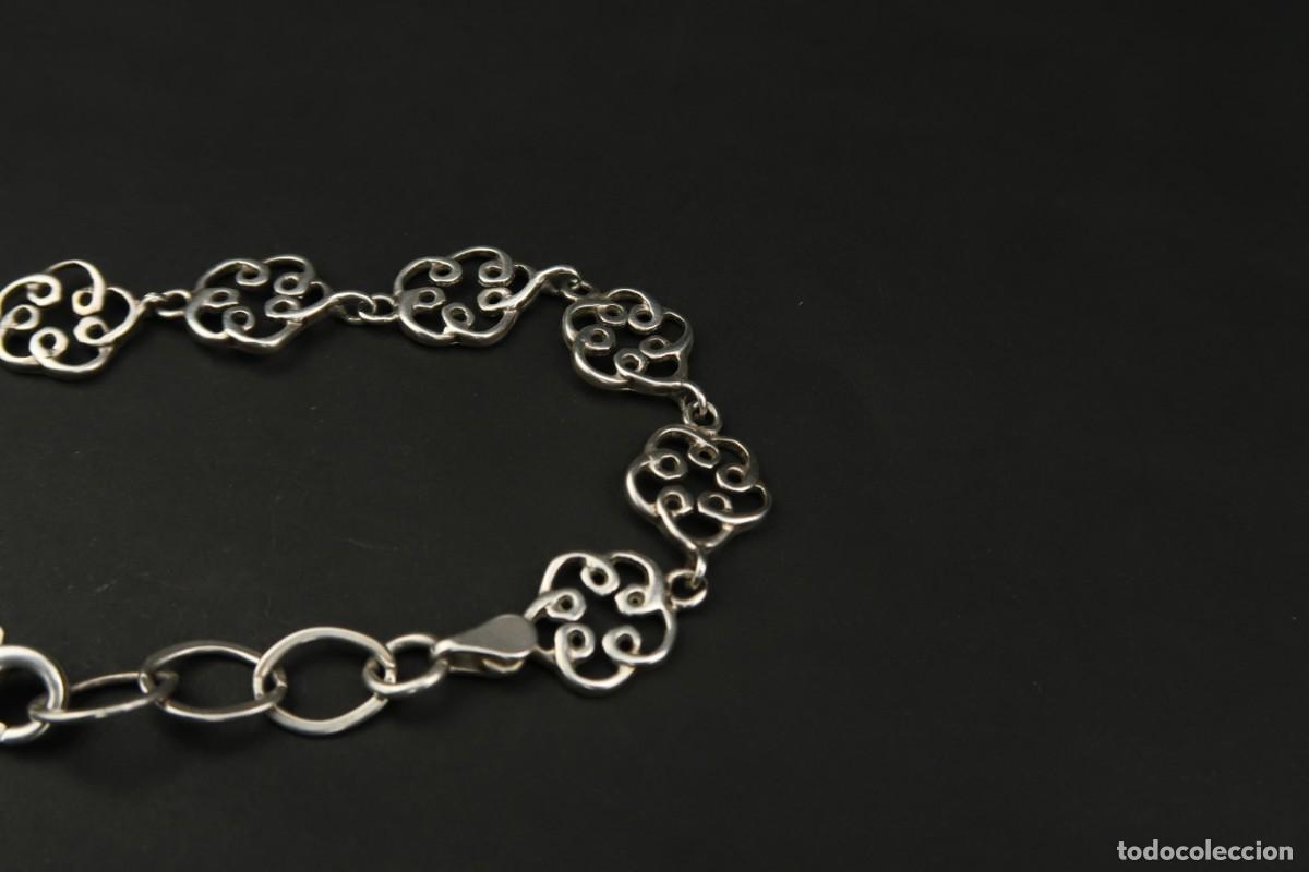 Joyeria: Antigua Pulsera de Plata - Foto 9
