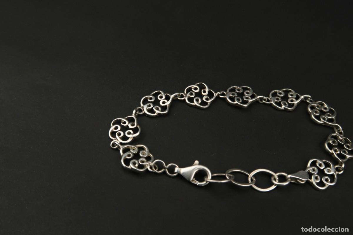 Joyeria: Antigua Pulsera de Plata - Foto 10