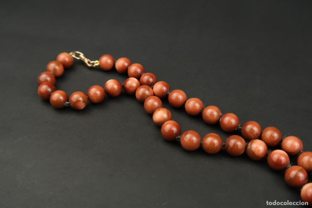 Joyeria: Antigua Gargantilla de Aventurina - Foto 10