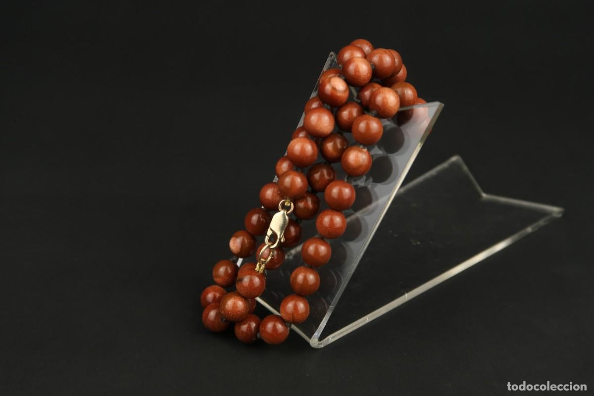 Joyeria: Antigua Gargantilla de Aventurina - Foto 12