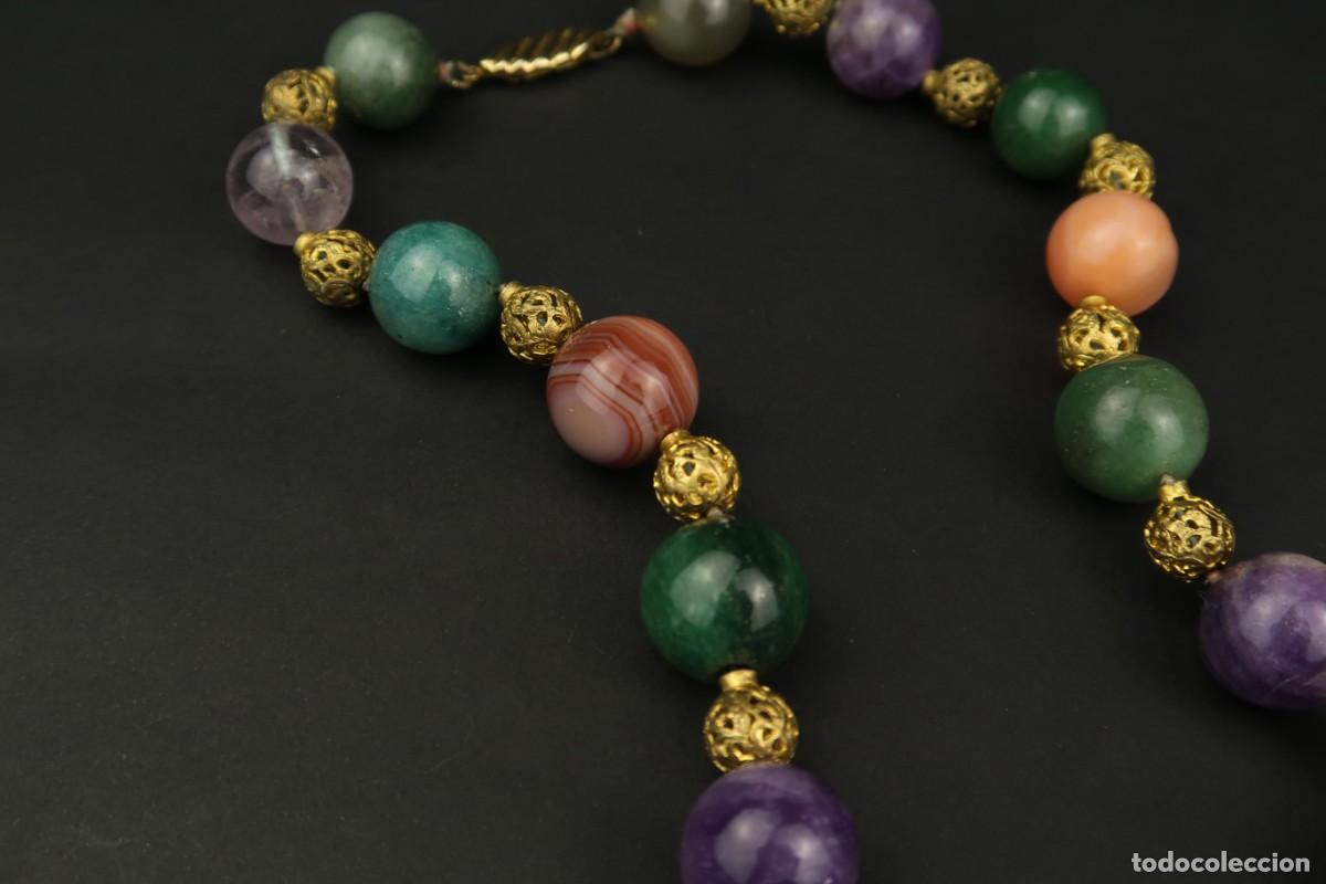 Joyeria: Antigua Gargantilla de &Aacute;gata - Foto 6