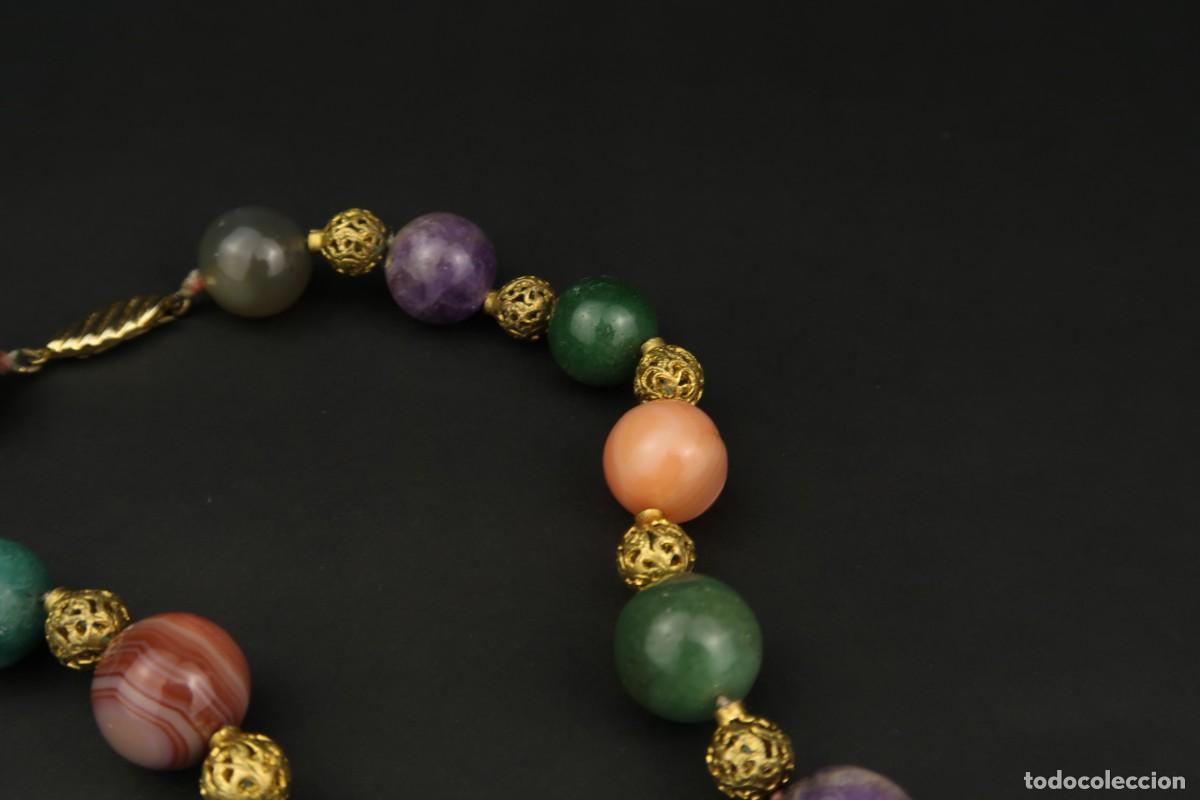 Joyeria: Antigua Gargantilla de &Aacute;gata - Foto 8