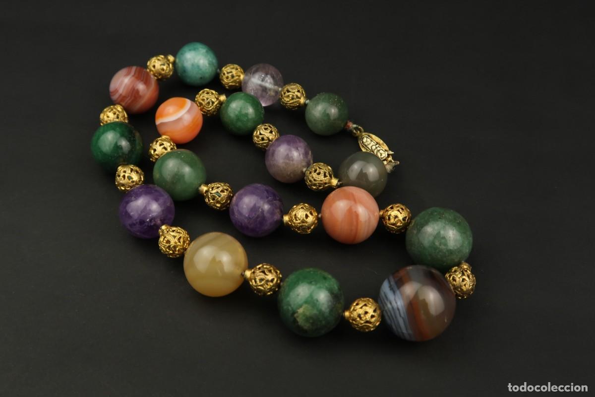 Joyeria: Antigua Gargantilla de &Aacute;gata - Foto 9