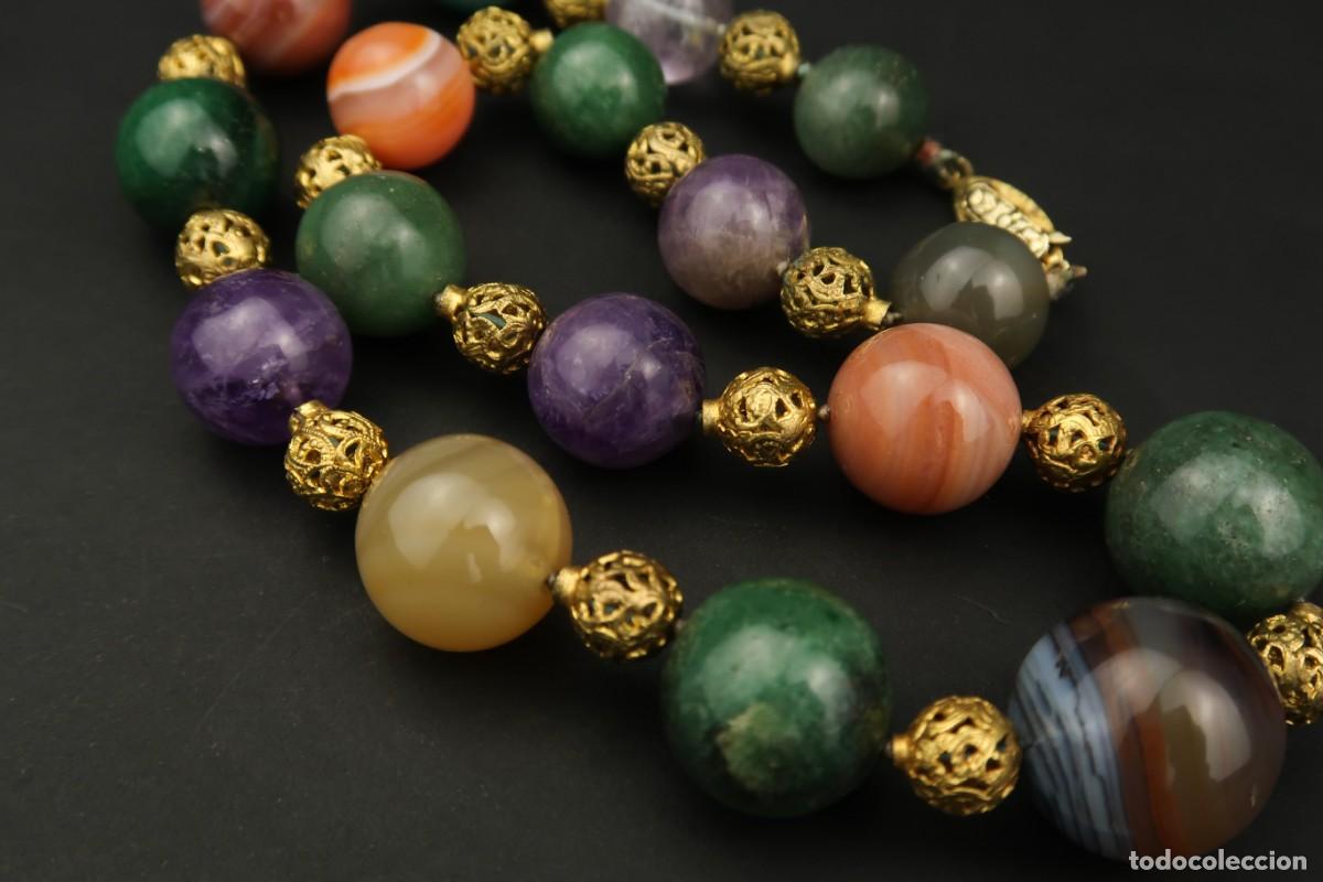 Joyeria: Antigua Gargantilla de &Aacute;gata - Foto 11