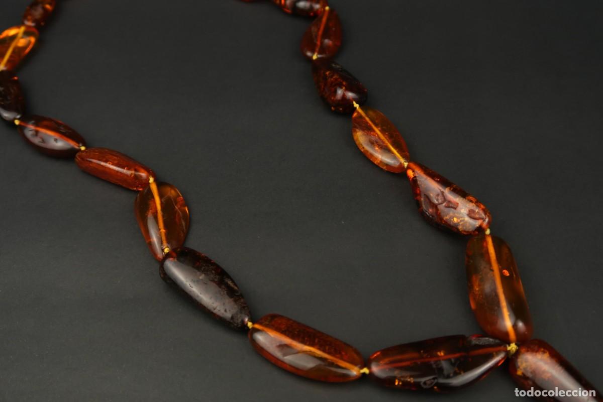 Joyeria: Antiguo Collar de &Aacute;mbar Natural - Foto 5