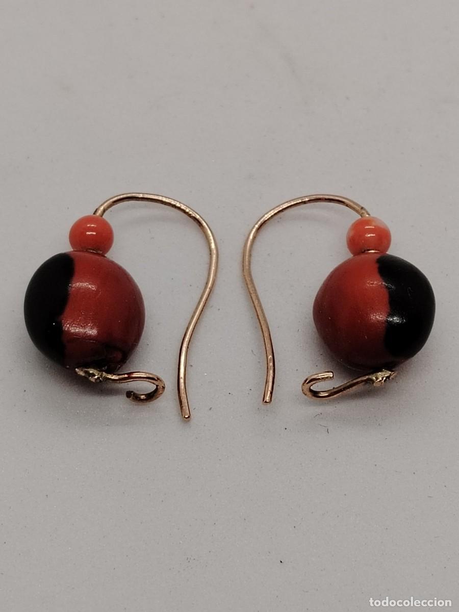 Joyeria: pendientes de oro amarillo 16 k. solido - Foto 1