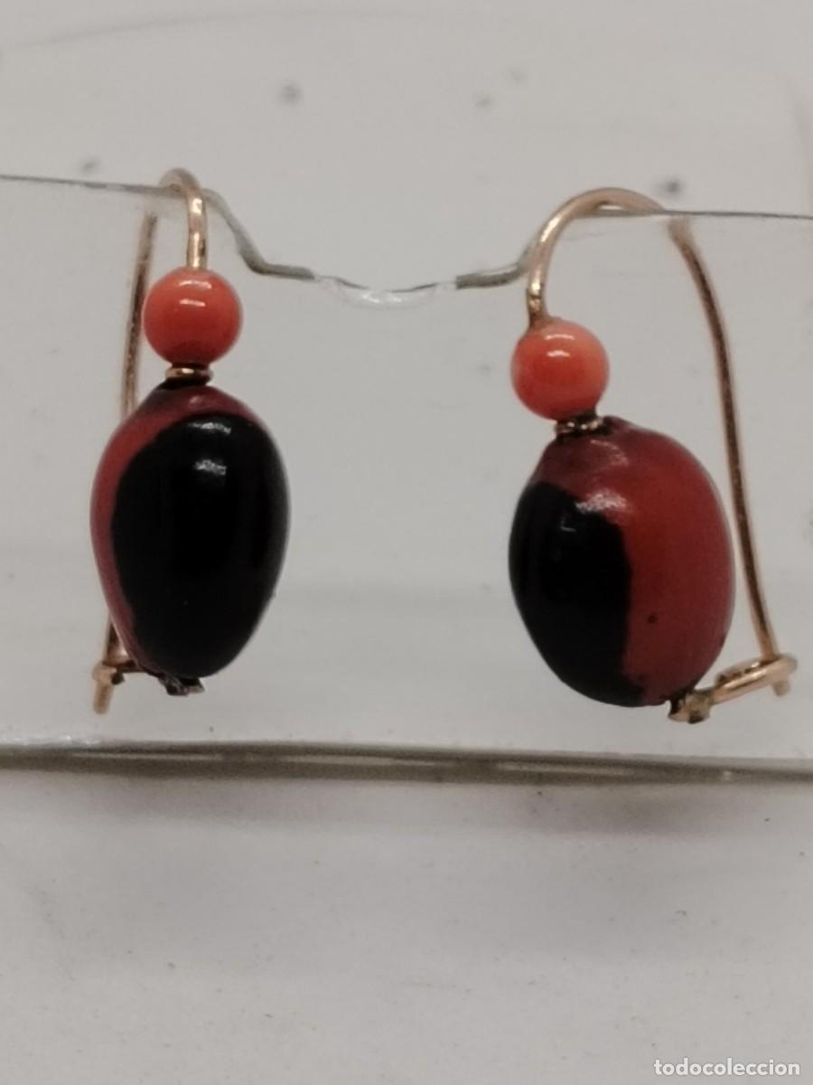 Joyeria: pendientes de oro amarillo 16 k. solido - Foto 2
