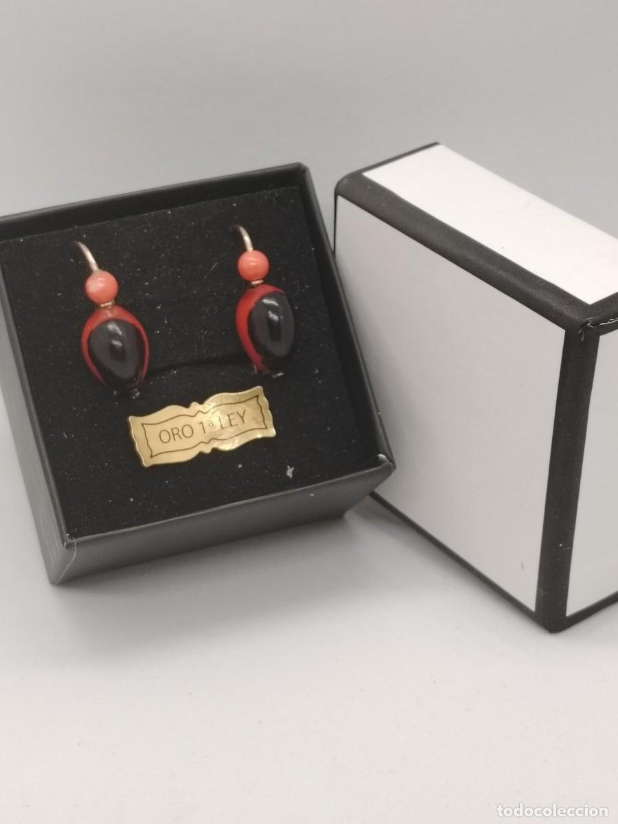 Joyeria: pendientes de oro amarillo 16 k. solido - Foto 5