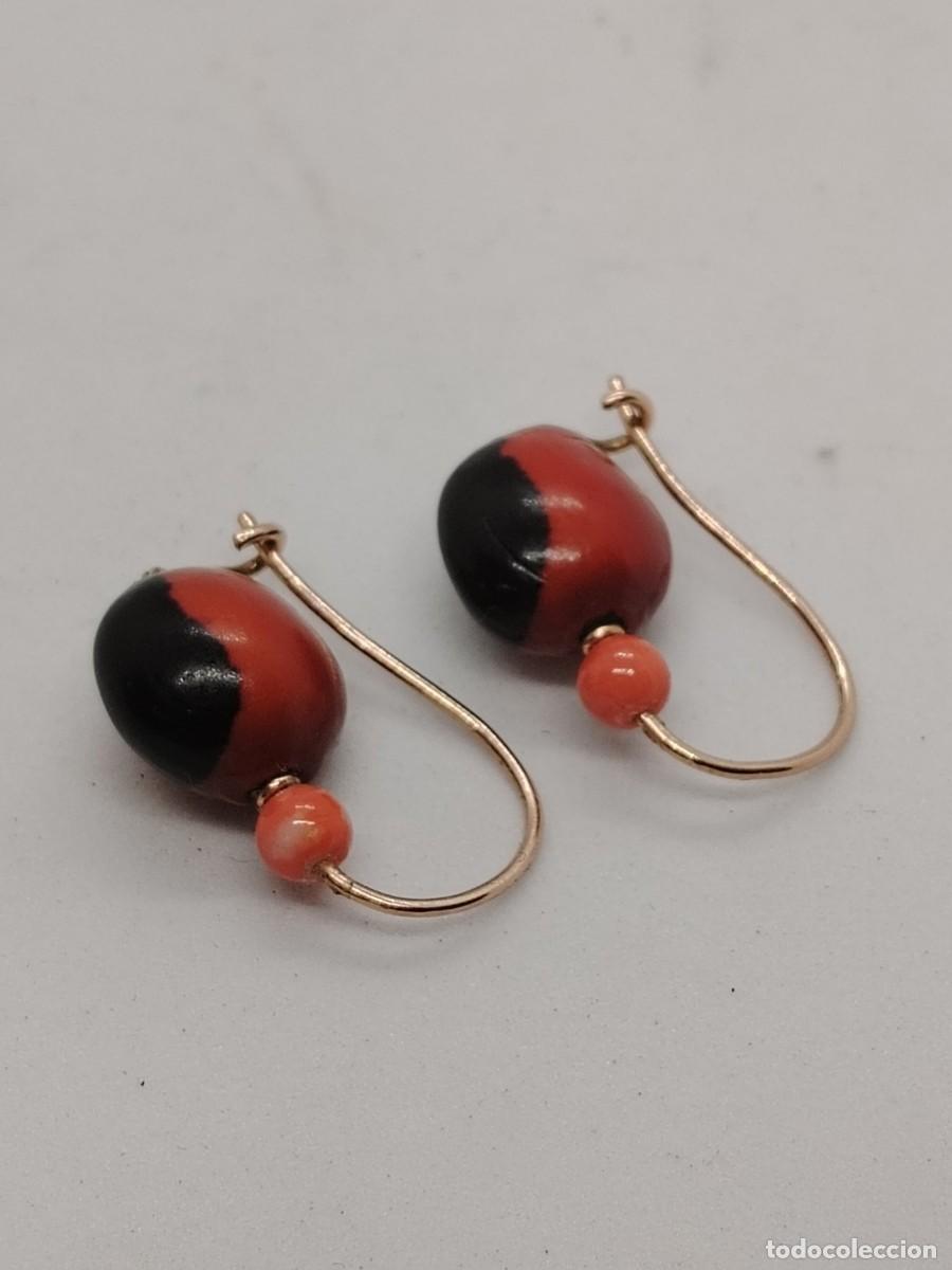 Joyeria: pendientes de oro amarillo 16 k. solido - Foto 7