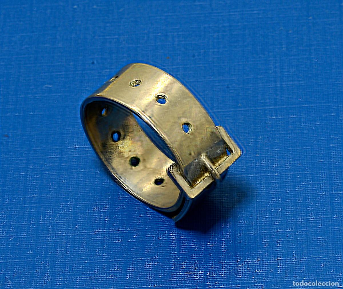 Joyeria: ORIGINAL ANILLO CINTUR&Oacute;N DE METAL, VINTAGE - Foto 1