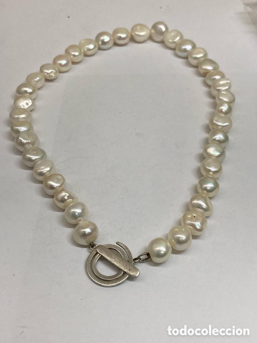 Joyeria: Collar de plata y perlas COLL11 - Foto 1