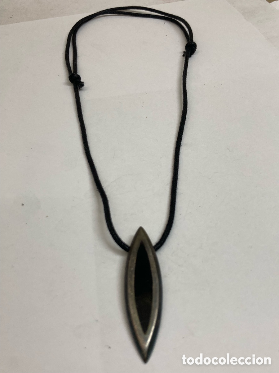 Joyeria: Collar de PIEL Y COLGANTE DE plata CC139 - Foto 1